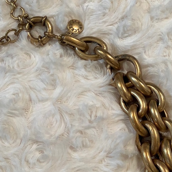 J Crew Pave Link Necklace - Picture 7 of 10